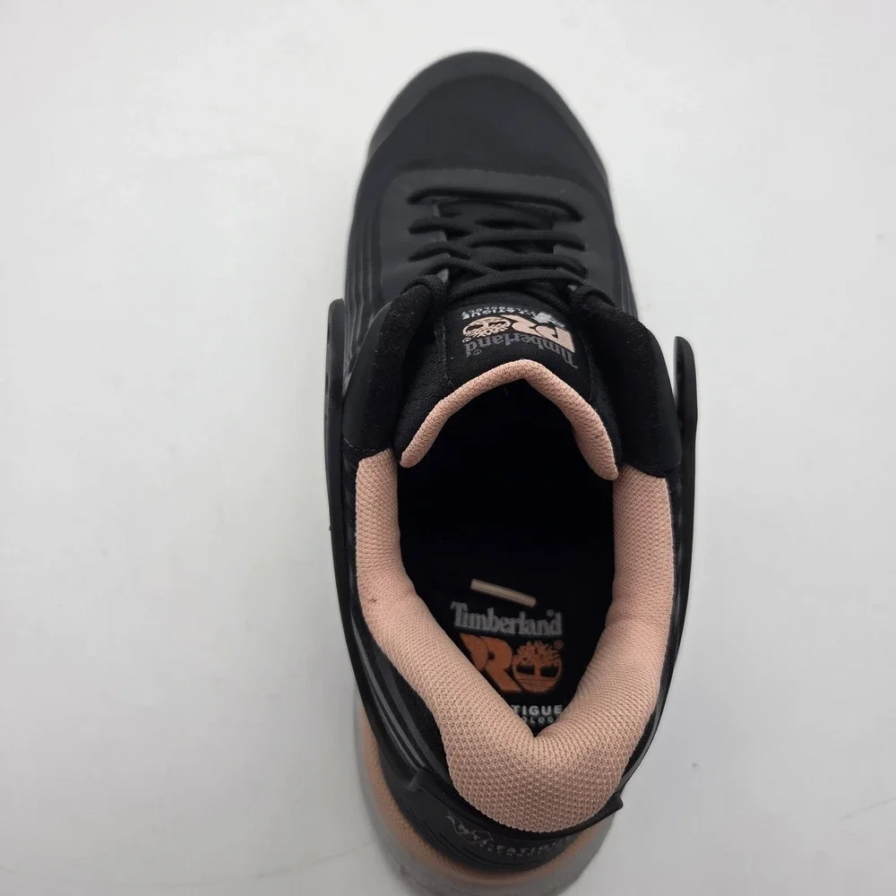 Timberland PRO Composite Safety Shoe Women's Size 9.5 Drivetrain Black/Pink EUC